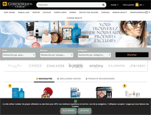 Tablet Screenshot of cosmetiquesonline.net